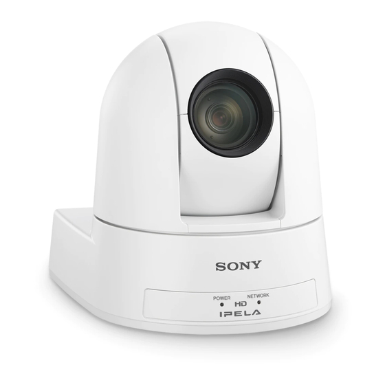 Sony SRG-300SEW User Manual