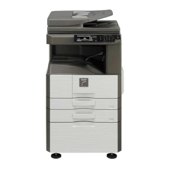 Sharp MX-M266NV Software Setup Manual