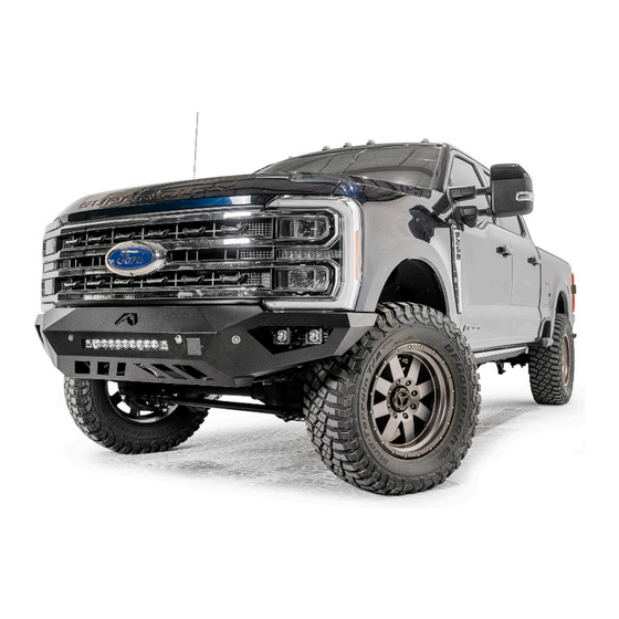 Fab Fours VENGEANCE V595X Installation Manual