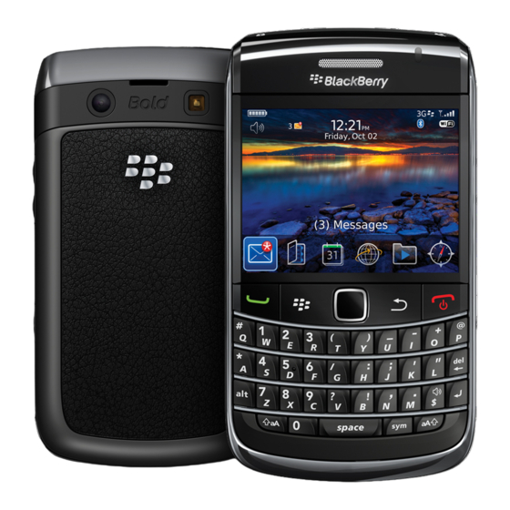 Blackberry BOLD 9780 Start Here Manual