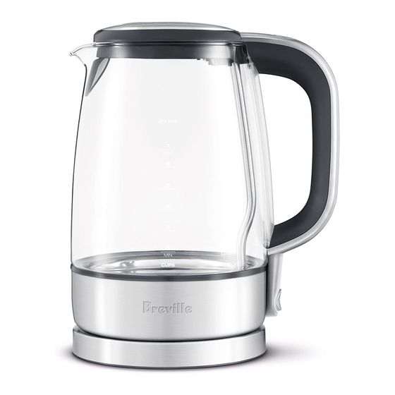 Breville Crystal Clear Kettle BKE595XL Instruction Book
