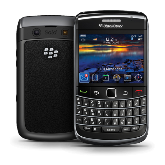 Blackberry Bold 9780 Safety And Product Information