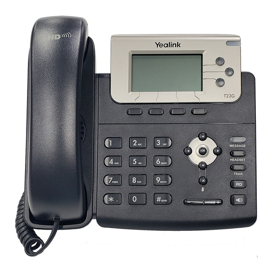 Yealink T21 User Manual