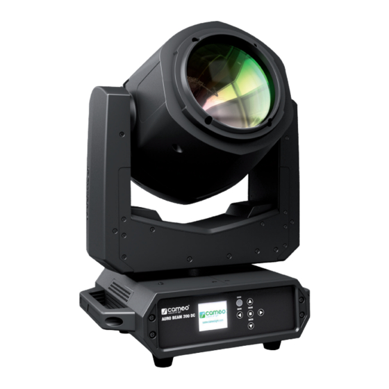 Cameo Light AURO BEAM 200 DC User Manual