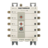 Kathrein VWS 2551 Manual