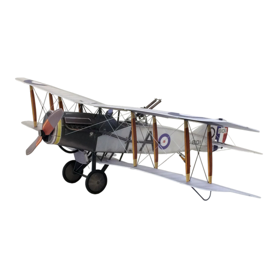 Microaces Bristol F.2b Aircraft Kit Manuals