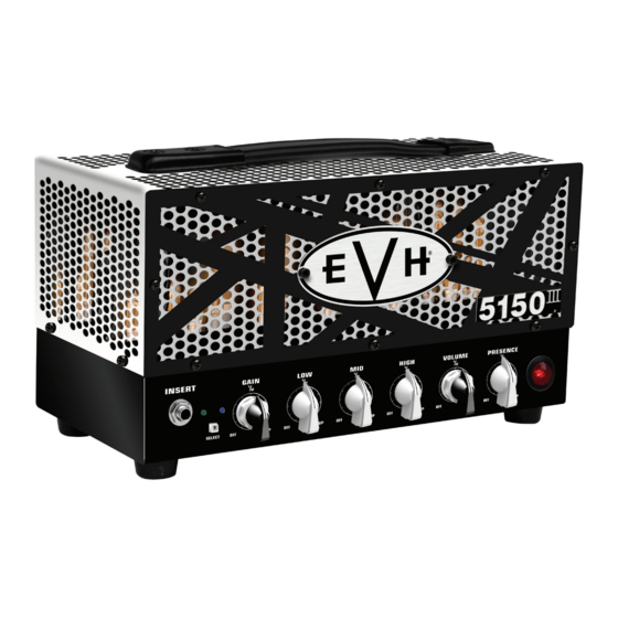 Evh  5150III-LBXII Owner's Manual