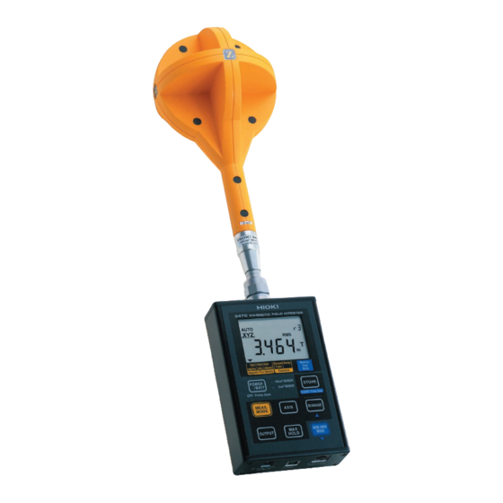 Hioki 3470 Instruction Manual