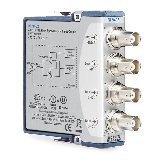 National Instruments NI-9402 Getting Started
