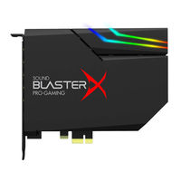 Creative Sound BlasterX AE-5 Plus User Manual