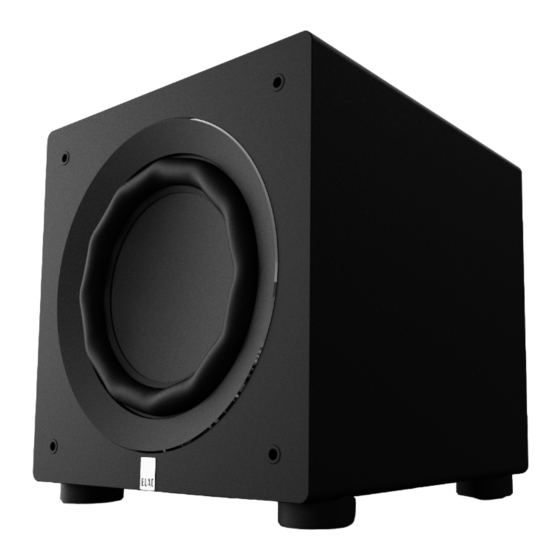 ELAC VARPO Reference Series Owner's Manual