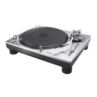 Technics SL-1200GR2 Operating Instructions Manual