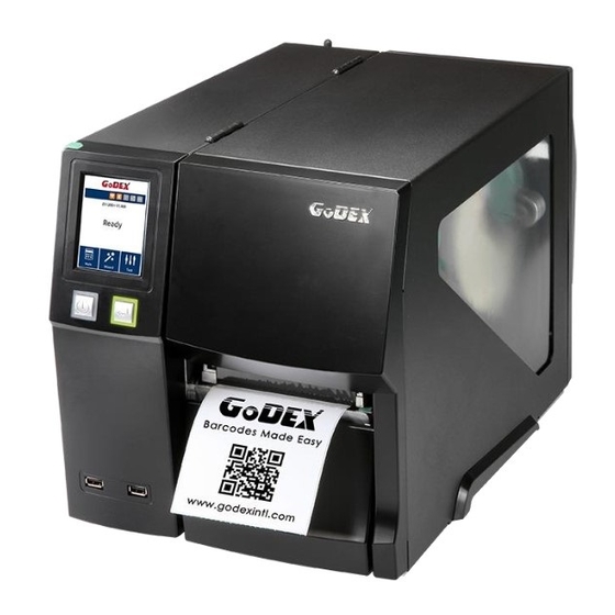 Godex ZX1000i+ Series User Manual