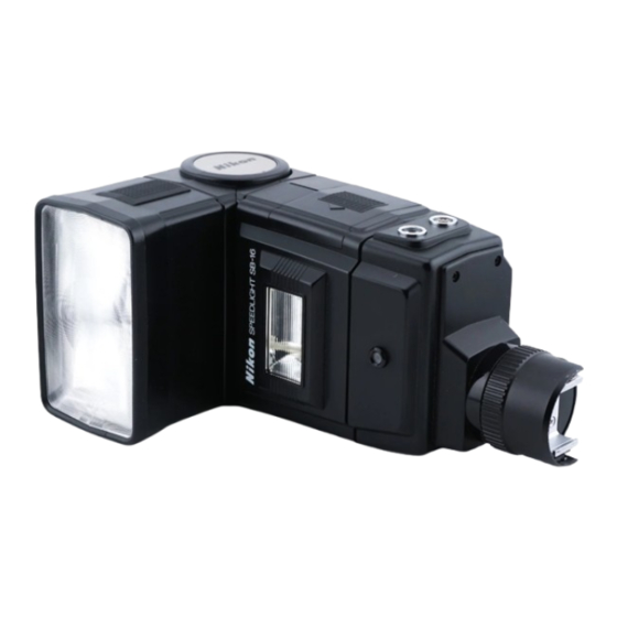 Nikon SB-16 Instruction Manual