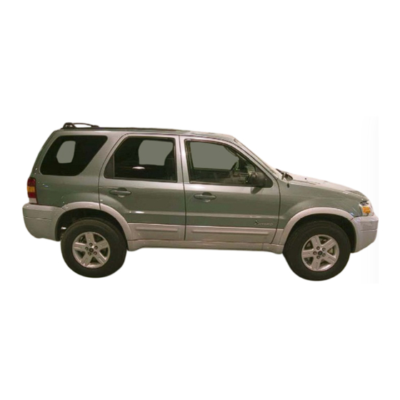 Ford ESCAPE HYBRID FCS-14265-05 Emergency Response Manual