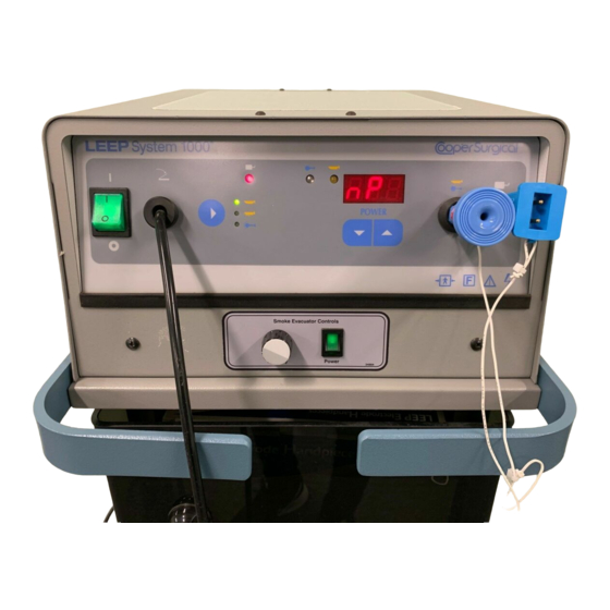 Cooper Surgical LEEP System 1000 Operating Manual