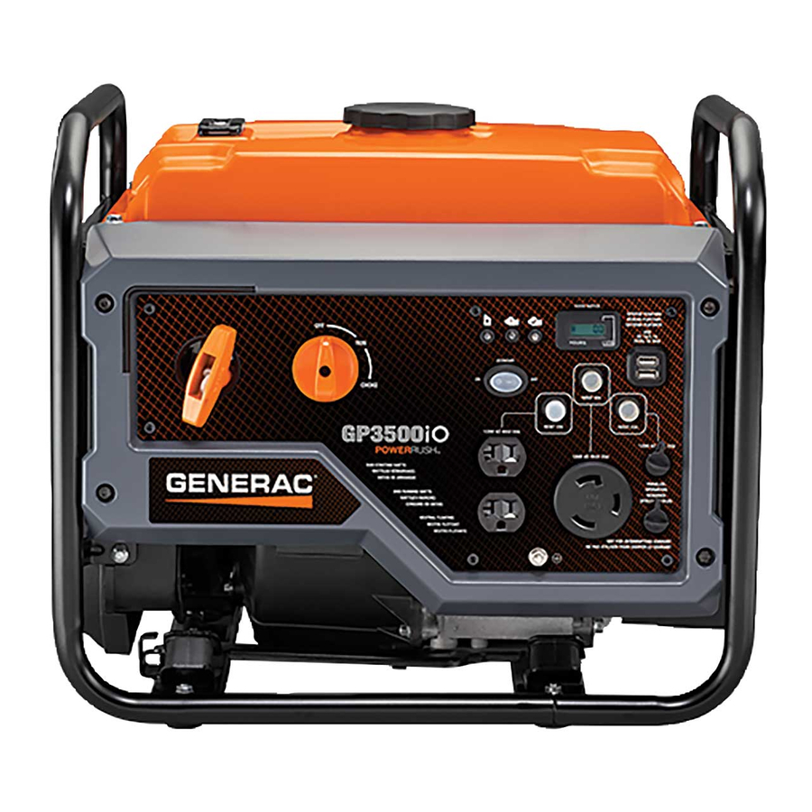 Generac Power Systems GP3500iO Manuals