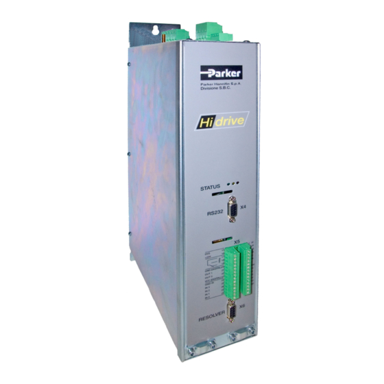 Parker Hi-drive Quick Installation Manual