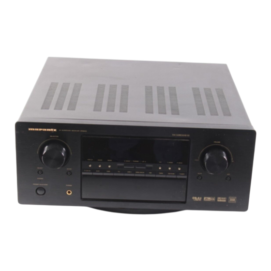 Marantz SR8200 User Manual