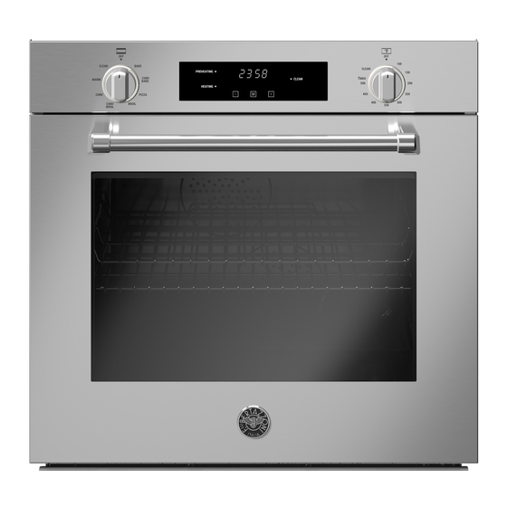 Bertazzoni PROF24FSEXV Installation Manual