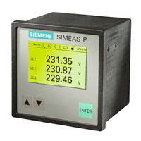 Siemens SIMEAS P 7KG7755 Manual