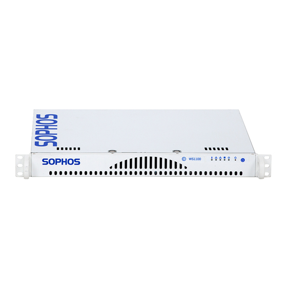 Sophos WS1100 Setup Manual