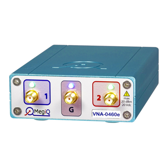 MegiQ VNA04 Series Manuals