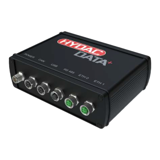 Hydac DATA+BOX Operating	 Instruction