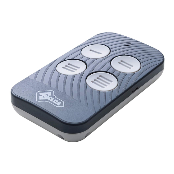 Silca FAAC 433 MASTER with Air4 Quick Start Manual