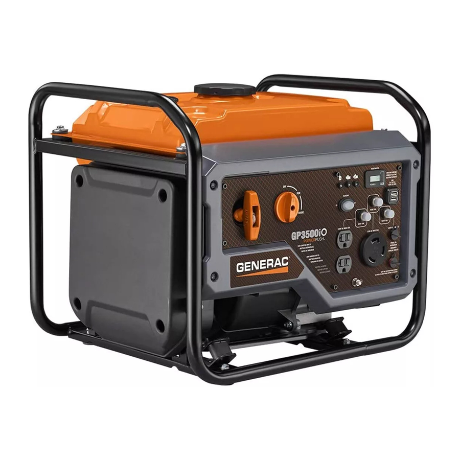 Generac GP3500iO - Portable Generator Manual