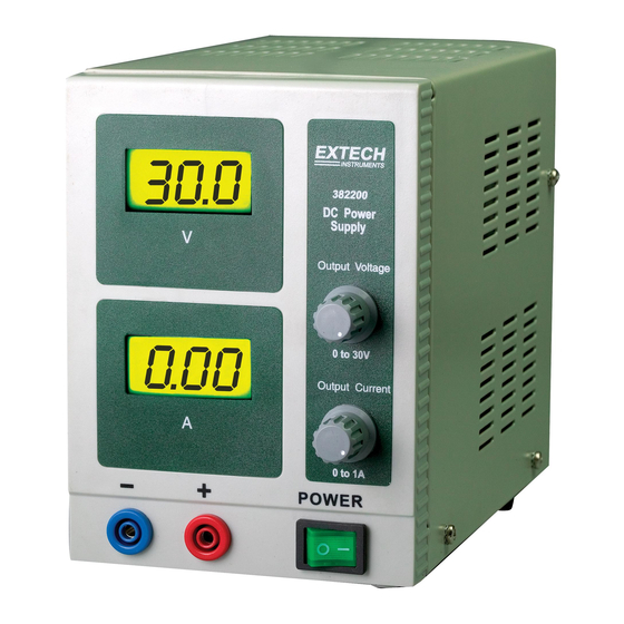 Extech Instruments 382200 User Manual