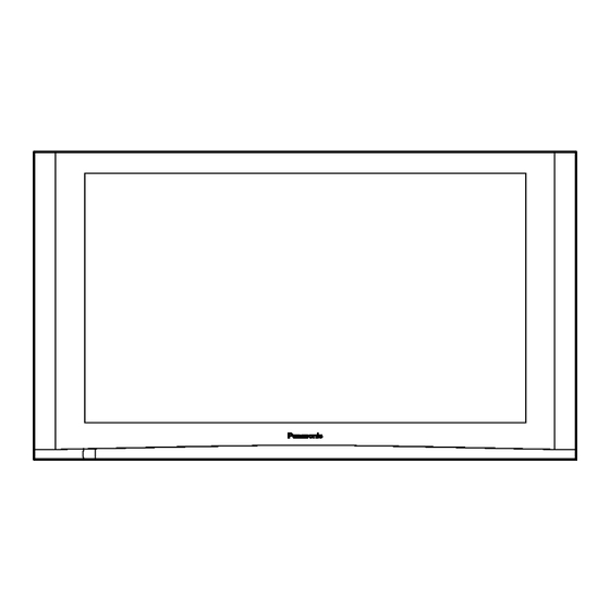 Panasonic TH-42PE77U Service Manual
