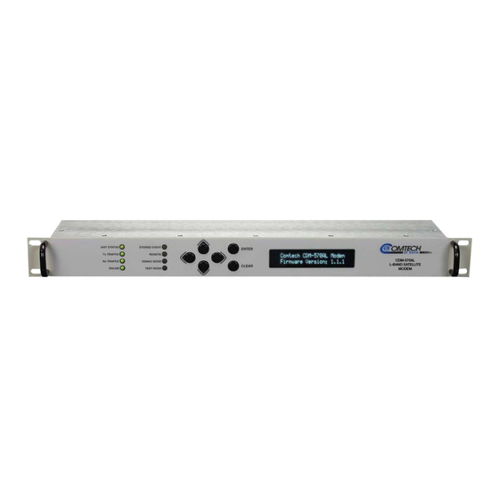 Comtech EF Data CDM-570A Installation And Operation Manual