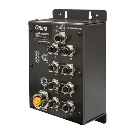 ORiNG TXPS-1080-M12-24V Series Quick Installation Manual