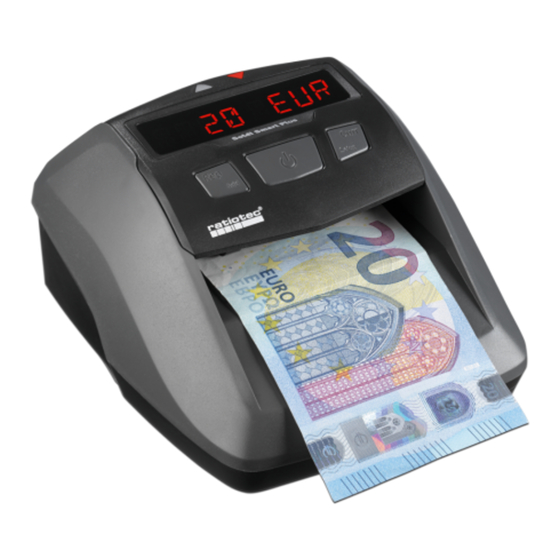 ratiotec Soldi Smart Plus Money Counter Manuals