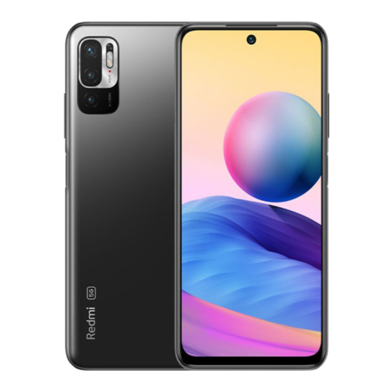 Xiaomi Redmi Note 10 JE Quick Start Manual