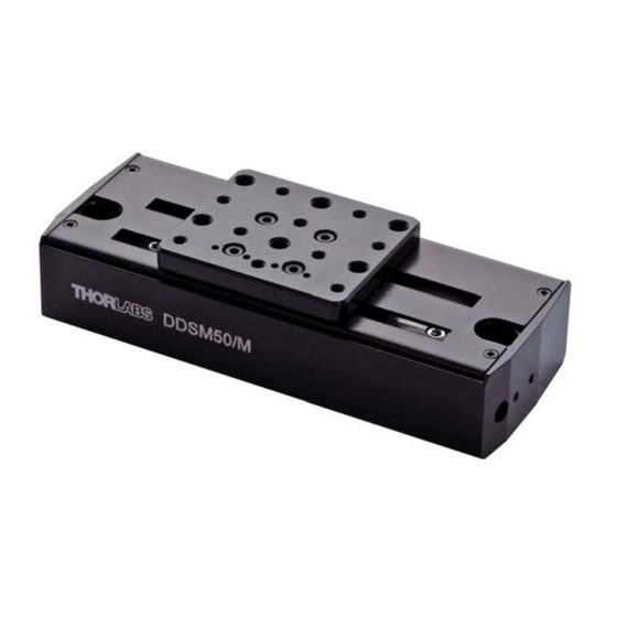 THORLABS DDSM50 Series User Manual
