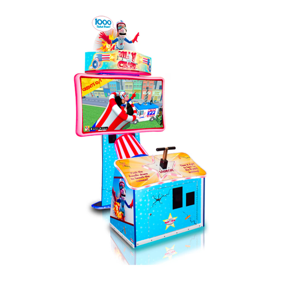 Bay-Tek WILLY CRASH GAME Setup