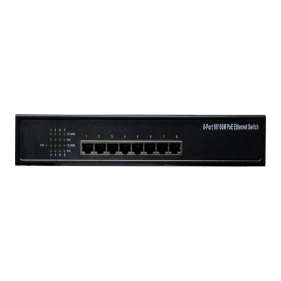 LevelOne FEP-0840 Quick Manual / User Manual