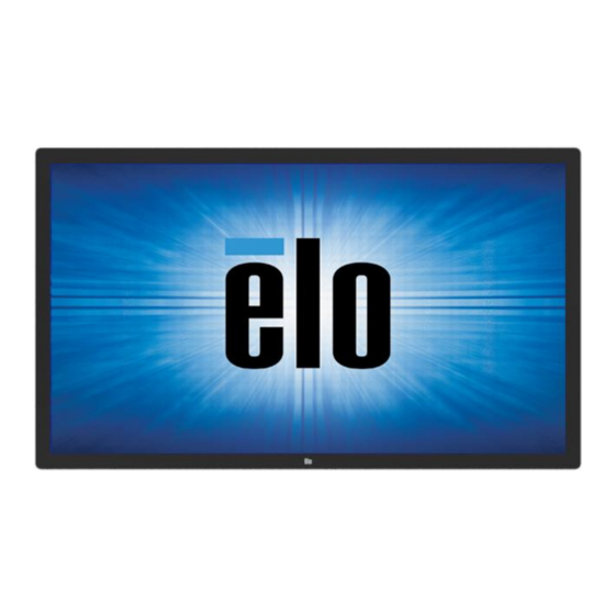 Elo TouchSystems IDS ET6553L Manuals