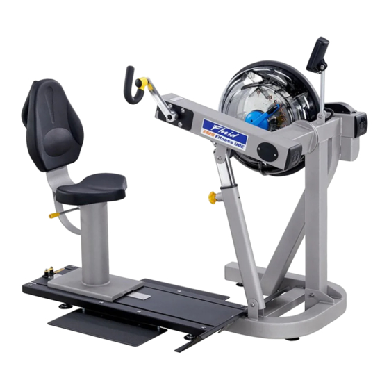 First Degree Fitness UB-E820 User Manual