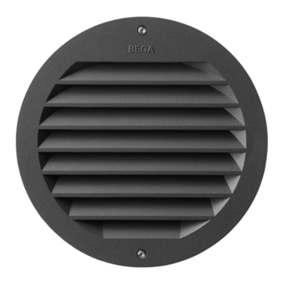 BEGA 24 102 Installation And Technical Information