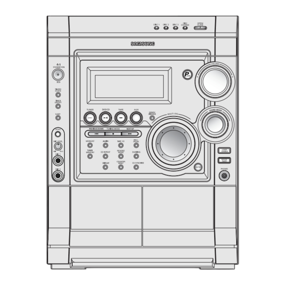 Samsung MAX-DS18500 Instruction Manual