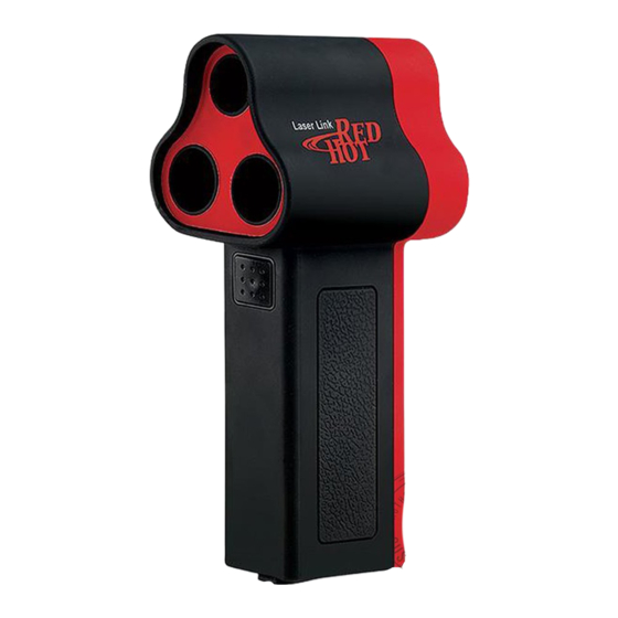 Laser Link Red Hot 9909 Instruction Manual And  Warranty Information