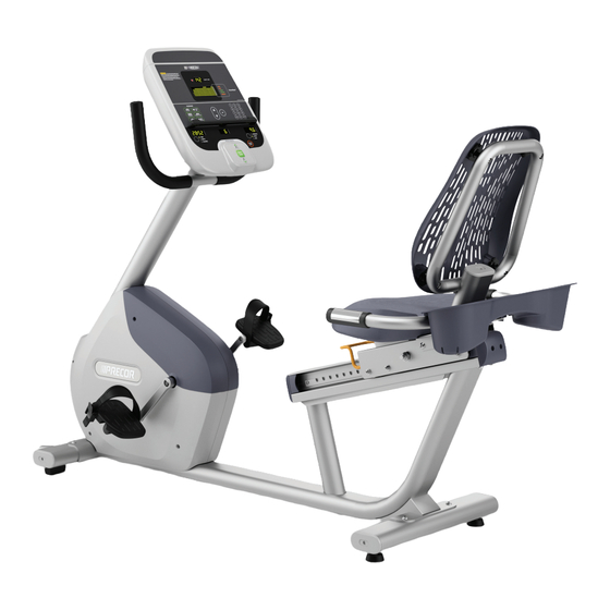 Precor UBK 615 Assembling And Maintaining Manual