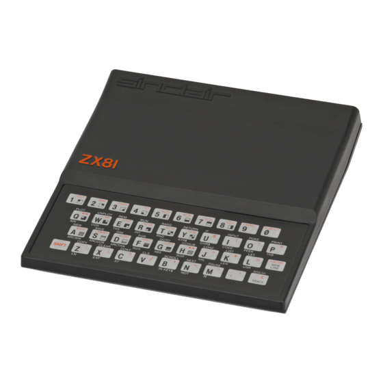 Sinclair ZX81 User Manual