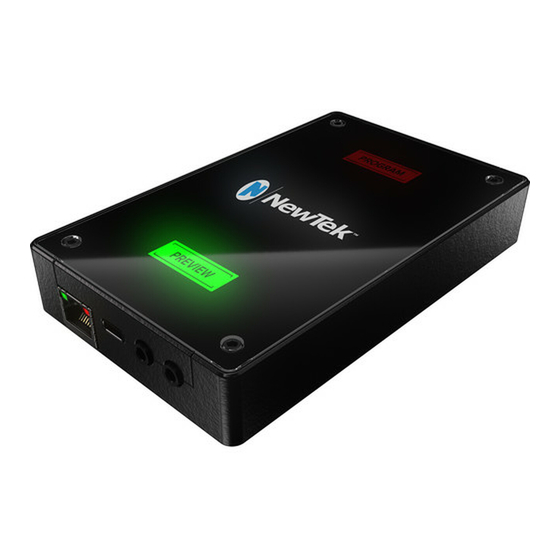 NewTek Connect Spark Pro Operating Instructions Manual