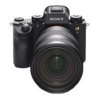 Sony alpha9 Quick Manual