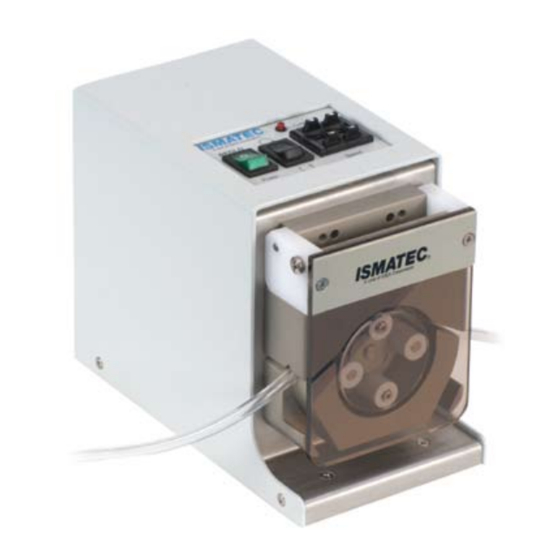 Ismatec Reglo-Quick ISM 897 Quick Start Manual