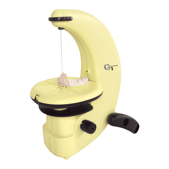 Schick Dental G1 Concept Operating Instructions Manual